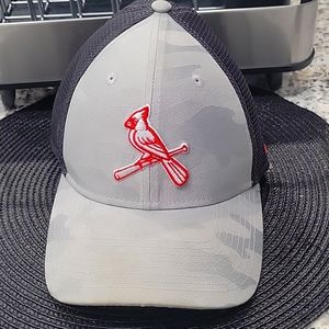 St. Louis Cardinals New Era Silver Camo Hat
